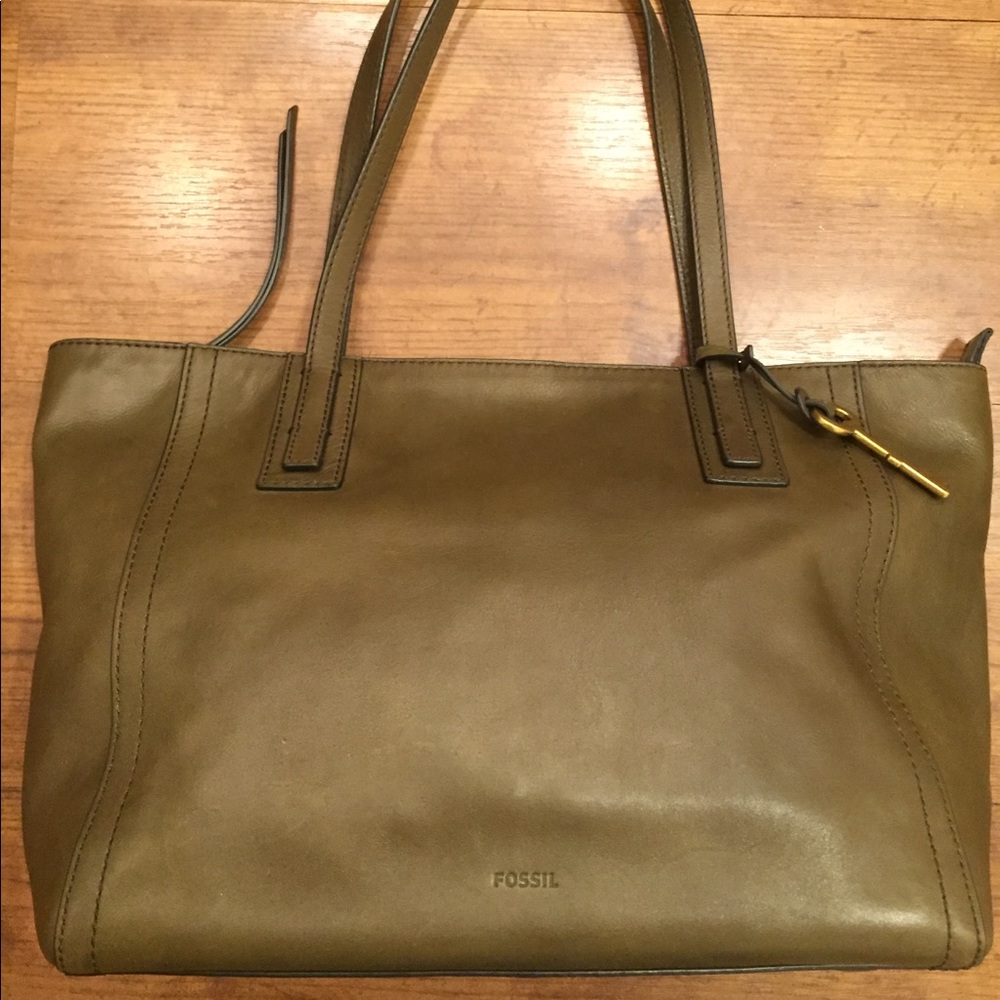 Fossil Green Handbag Purse